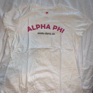 Santa clara alpha phi shirt